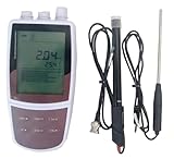 VTSYIQI Handheld Water Hardness Tester Kit with Standard Calibration Liquids 500 Data Sets Memory USB Output Interface for Testing Swimming Pool Water Industrial Water Hardness Levels