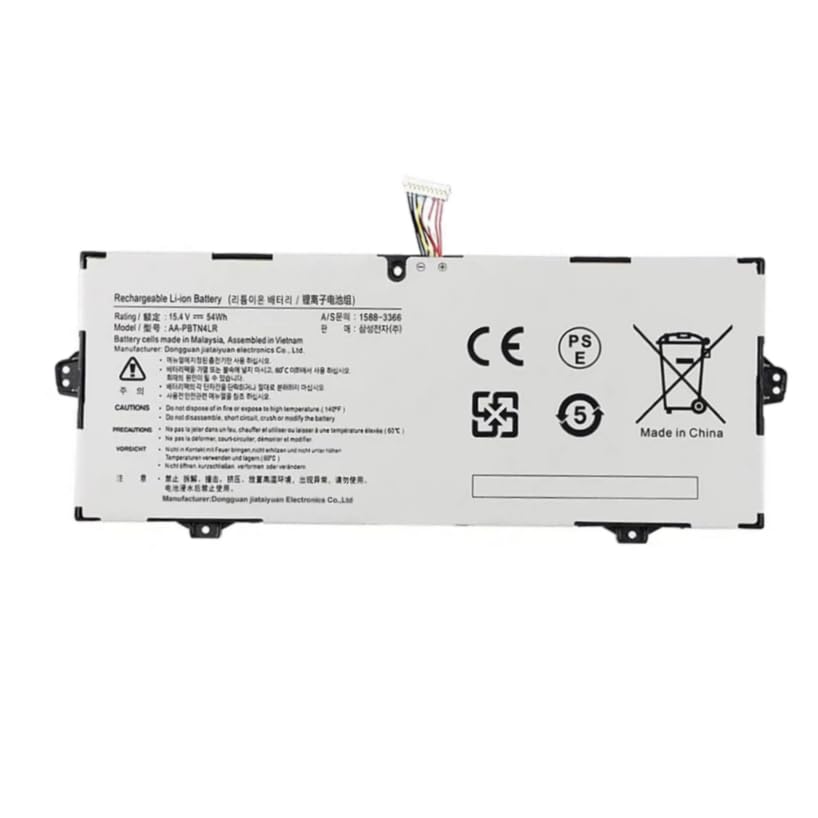 AA-PBTN4LR New Laptop Battery for Samsung 9 Pro 15″ NP940X3M NP940X5M NP940X5N NP940X3M-K01US NP940X3M-K02US NP940X5M-X01US NP940X5N-X01US Series
