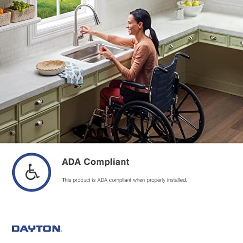 Elkay D115163 Dayton Kitchen Sink, 15 X 15 With 3.5" Drain Hole, Satin #TOP6
