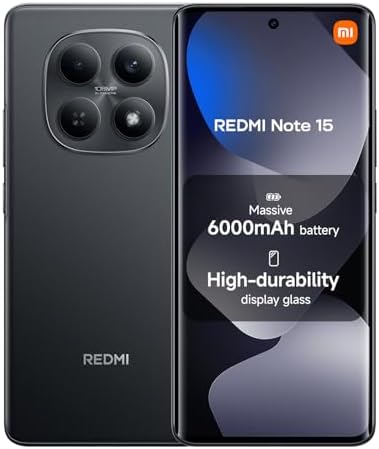 XIAOMI Redmi Note 15 Smartphone (6+128 GB) – Ultra-thin design, I...