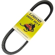 EZROAD Drive Belt 3211065 Compatible with Polaris 600 700 800 RMK SKS XC SP Euro Storm 1993-2002 3211057 Snowmobile Drive Train CVT 1 7/16" x 48 3/8" Double Notched