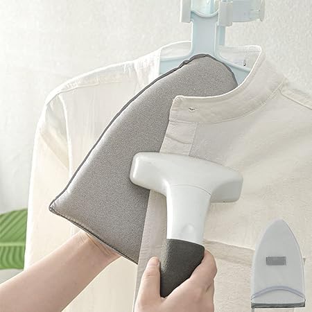 Jay Gopal Fashion Handheld Mini Heat Resistant Ironing Anti Steam Glove Pad | Complete Care Protective Garment Steaming Mitt for Collars, Pockets (Grey) (Pack of 1)-image-30
