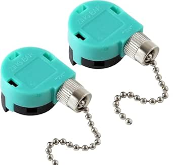 2 Stks Plafond Ventilator Schakelaar Treksnoer Lichtschakelaar Vervanging