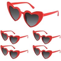 Bouiexye Paquete de 5/10/20 Gafas de Sol con Forma de Corazón