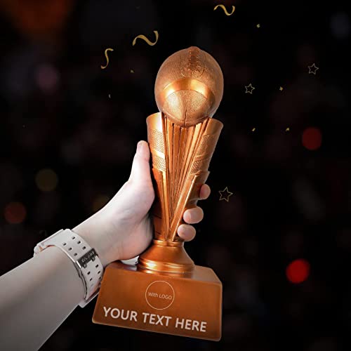 HonorUS Troféu de futebol de fantasia, troféu personalizado da liga de futebol para campeões com gra