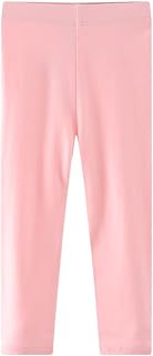 Leggings justas para meninas, sem pés, justas, de algodão, para bebês, calças elásticas lisas, tamanho 12 roupas para meninas