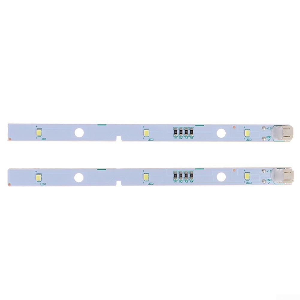 2PCS LED Light Strip for Rongsheng Refrigerator E349766 MDDZ162A 1629348 DC12V 2W Cool White Lighting