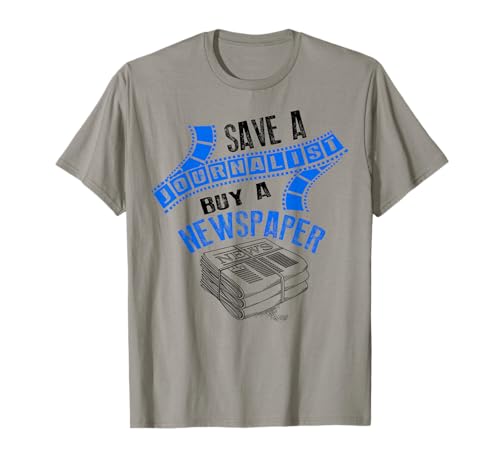 Save A Journalist Comprar un periódico Lindo regalo de periodismo Camiseta