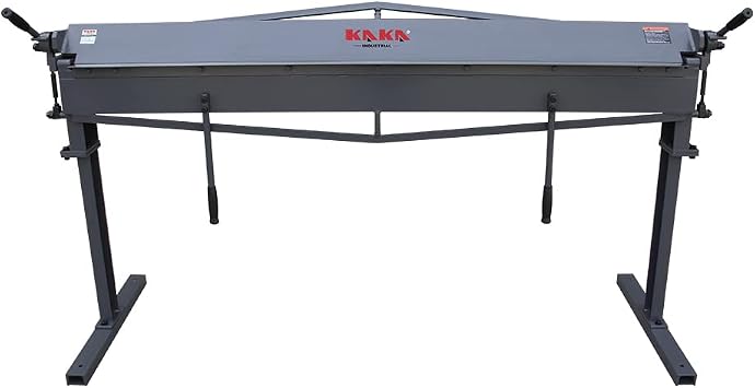 KAKA INDUSTRIAL 72-Inch Sheet Metal Brake,22-Gauge 0.03" Mild Steel Capacity, Minimum Reverse Bend 0.43"11mm, 0-120 Adjustable, Straight Sheet Metal Bending Brake MB-72