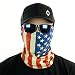 Old Glory Weathered American Flag Seamless UPF 30 High Performance Moisture Wicking Bandana Made of 100% Polyester Microfiber by Hoo-rag