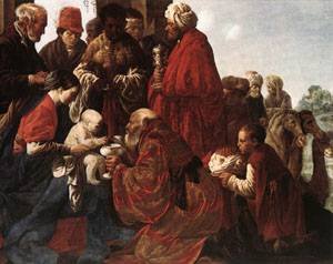 Peinture à l'huile Adoration des Mages Terbrugghen une œuvre d'art chargée d'histoire chez vous