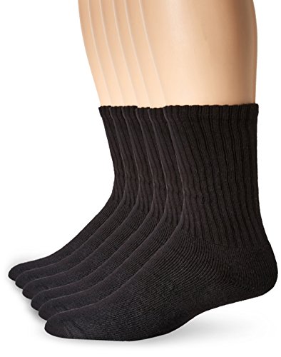 Fruit of the Loom Men's 12 Pack Full Cushion Ringspun Crew Socks