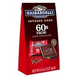 GHIRARDELLI Intense Dark Chocolate Squares, 60% Cacao, 4.1 Oz Bag