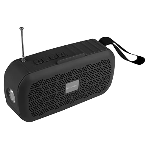 Hitage BS-26 Solar Charging |LED Torch|TF Card |USB Portable Wireless Speaker 5 W Bluetooth Speaker (Black)