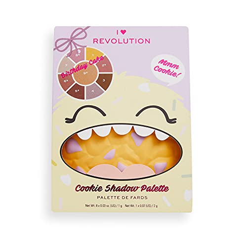 Makeup Revolution Red Velvet Cookie Shadow Palette (Birthday Cake)