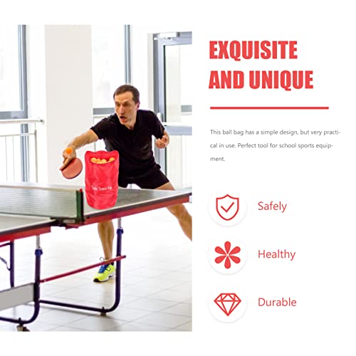 Bolsa de tenis de mesa Happyyami para solucionar la pérdida de pelotas en entrenamientos 6