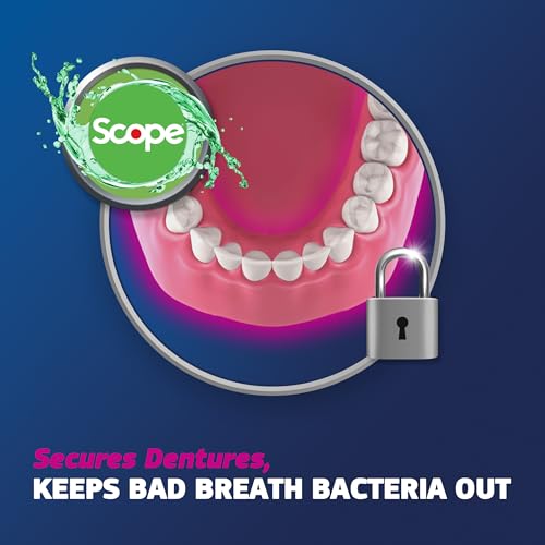Fixodent Plus Scope Denture Adhesive Cream, Mint, 2.0 oz (4-Pack) – Strong False Teeth Glue Alternate view
