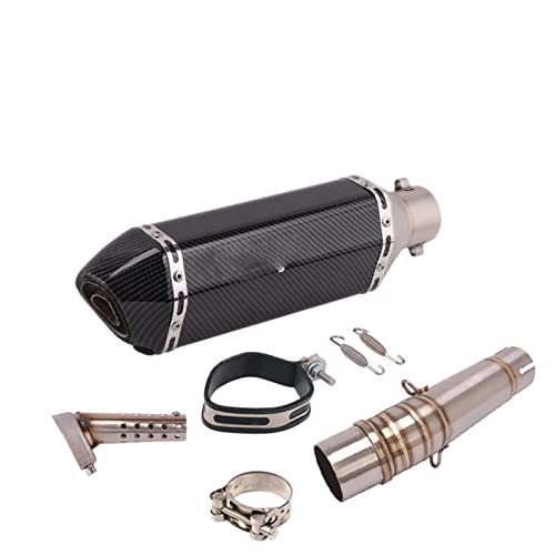 オートバイに適合するNC750S NC750X NC 750 S X 2014 2015 2016 2017 2018 2019 2020 排気マフラー修正されたエスケープモト 51 ミリメートルミドルリンクパイプスリップオン