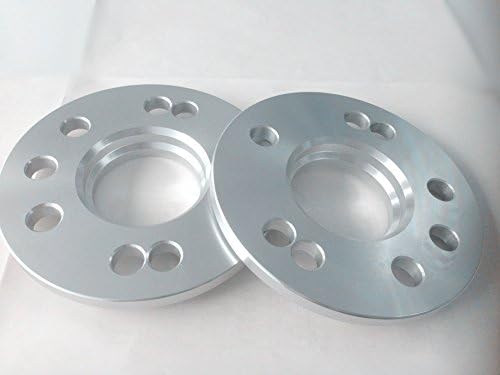 NB-AERO Four Hub Centric Wheel Spacers Adapters 10MM or 2/5" Thickness 5 x 108mm Bolt Pattern 65.1mm Center Bore