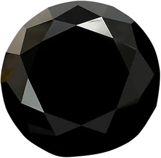 Crystal Diamond Paperweight 50mm (1.96") Glass Faceted Diamond Ornaments for Wedding Favor Table Centerpieces Home Deco (Black)