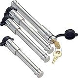 InfiniteRule Security 61775 | 4 Pack Mixed 2.5 - Keyed Alike, Hitch Locks (Fits: B&W Trailer Hitches...