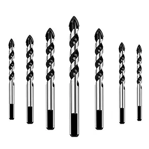 ELECTROPRIME Tungsten Carbide Drill Bit Set for Porcelain Ceramic Tile, Concrete, Brick T8Z5