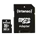 Intenso Premium microSDHC 32GB Class 10 UHS-I Speicherkarte inkl. SD-Adapter (bis zu 90 MB/s), schwarz