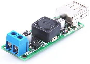 KNACRO DC-DC Voltage Regulator Buck Converter Module 6V 9V 12V 24V 30V (6V-35v) to 5V 3A Single USB Port Output