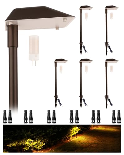 ZestPatio Landscape Path Lights Low Voltage, 12V Wired Outdoor Landscape