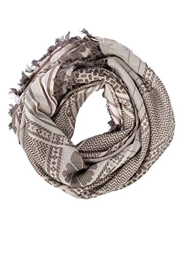 Image of Merewill Cotton Shemagh Tactical Desert Wrap Keffiyeh Head Neck Arab Scarf For Men 49 inchx49 inch