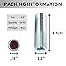 Drop-in Anchors, 10 PCs 3/8 Inch Zinc-Plated for Concrete, Secure Mounting, Industrial-Strength, Easy Installation with Tie DIABST37-3/8