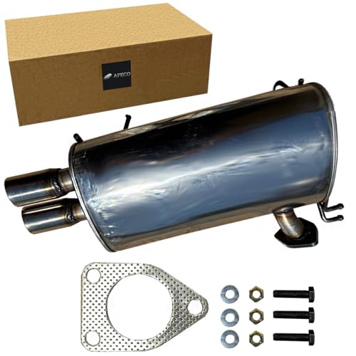 AFECO Stainless Steel Muffler Compatible with 2007 2008 2009