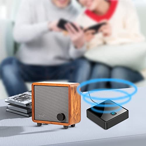 LVIFLOAE Bluetooth 5.0 Transmisor receptor inalámbrico adaptador de audio con 3,5 mm Aux para PC TV – Altavoz de coche Bluetooth -Sender Wireless Audio Adapter - imagen 7