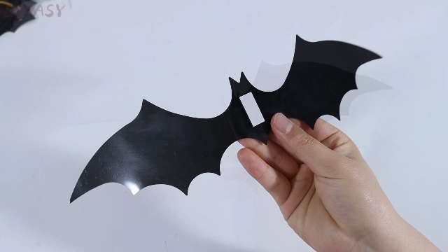 Lot De 96 Autocollants 3D Chauve-souris Effrayants - 4 Tailles Différentes - Pour Fenêtre, Mur, Porte De Maison, Extérieur, Intérieur, Fête D'Halloween