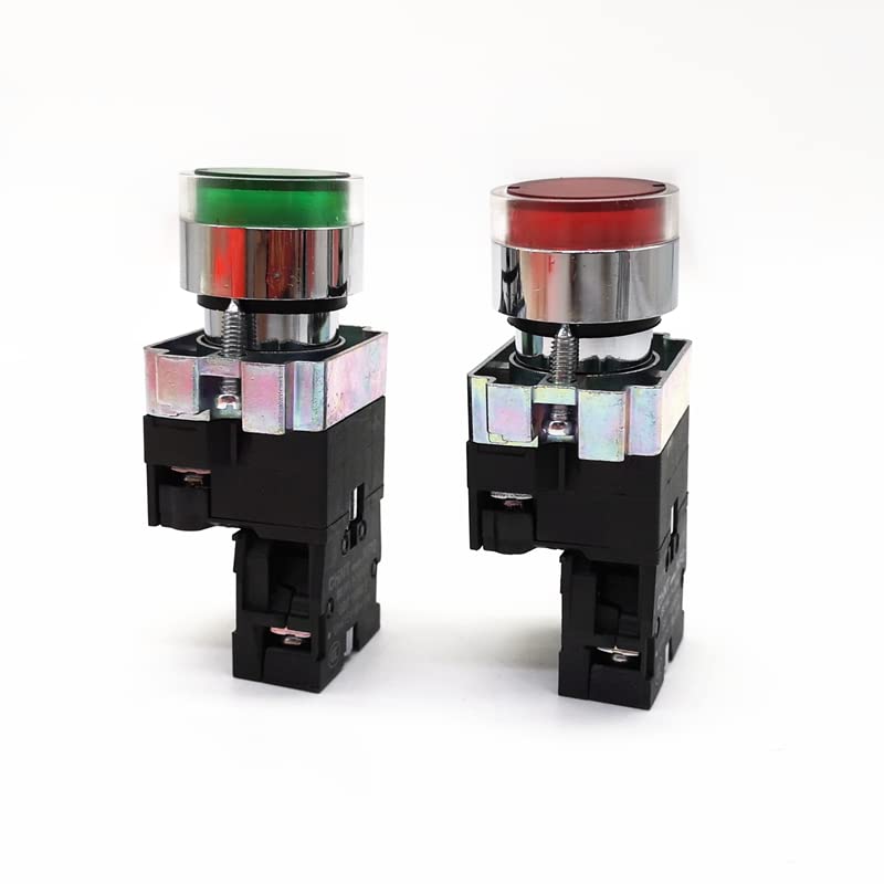 Commutateur NP2-BW3462 à LED 24V pour commande de sécurité et coupure nette NC