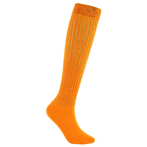 Image of Century Star Knee High Slouch Socks for Women - 80s 90s Scrunch Socks Soft Leg Warmers Stacked Boot Socks Holiday Daily