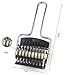 Evwoge Pasta Noodle Cutter Stainless Steel Pasta Spaghetti Maker Noodle Lattice Roller Dough Cutter Mincer Kitchen Tool