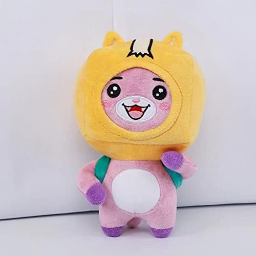 Lankybox Foxy Plush Toy ,Lanky Toys Foxy Boxy and Rocky ,Soft Stuffed Plush Toy with Removable Hood ,The Best Holiday Birthday Gifts for Kids and Fans (Standing Foxy)