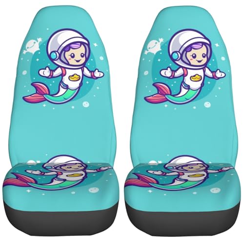 Housse de sièges auto lavable et amovible avec motif astronaute fun
