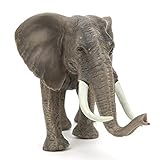 Srliya Alta Simulazione Animale di Plastica Modello di Elefante Giocattolo per Bambini Decorazione per L&#39;Istruzione