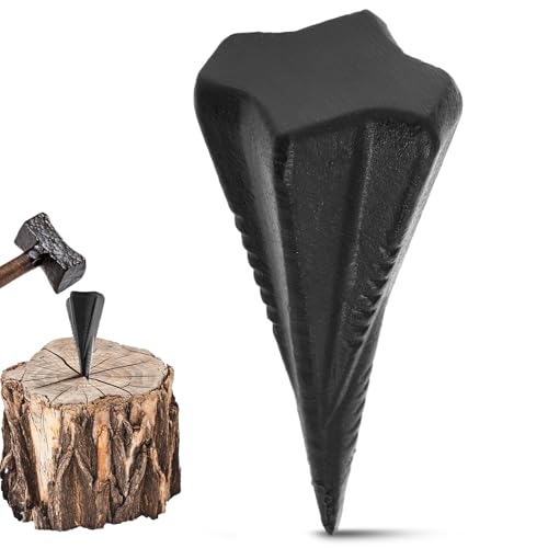 Wood Splitting Wedge with 4-Direction Design