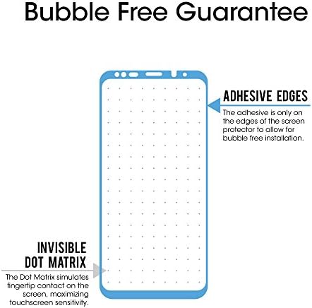 Galaxy S9 Screen Protector Glass, amFilm Full Cover (3D Curved) Tempered Glass Screen Protector with Dot Matrix for Samsung Galaxy S9 (Black)