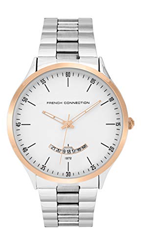 French Connection Analog Silver Dial Mens Watch-FC143SRGM (B07T93RM9L) Amazon Price History, Amazon Price Tracker