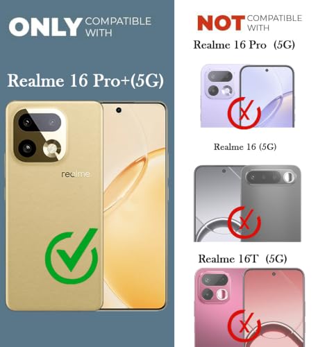 Image of Jkobi Rubberised Back Cover Case for Realme 16 Pro Plus 5G (Textured Grip Design | Micro-Fiber Cloth Inside | Slim and Light Weight | Soft Touch and Feel)