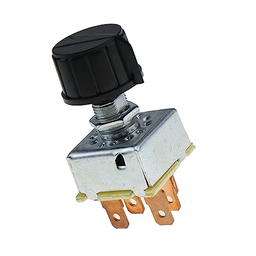 Geofrey Rotary Air Conditioning 3 Speed Blower Switch 1661420-C1 BOA-80-926-00-059 2921901 Compatible with Four Seasons Kenworth 71R1150 35702 MEI 1151 Honda 00091-31511