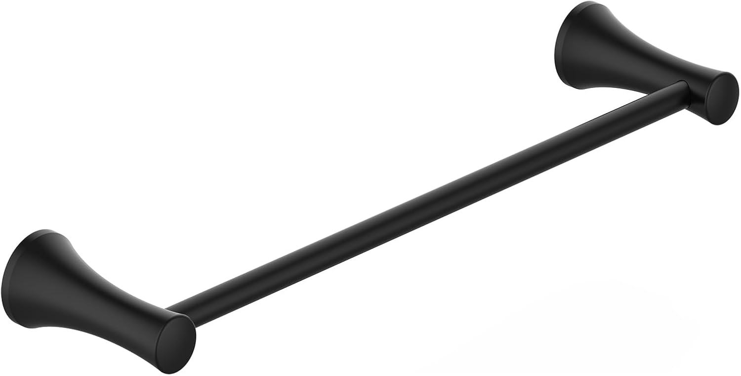 American Standard 8337018.243 Colony PRO 18-Inch Towel Bar, Matte Black