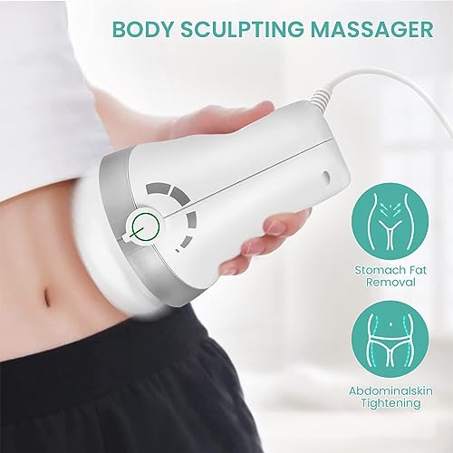 Image of HANNEA Full Body Electric Massager Stepless Vibration 6 Soft Cloth Covers