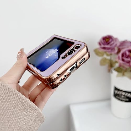 Image of A rtistque Premium Pu Leather Back Cover Case for Samsung Galaxy Z Flip 5 | Drop Protection | Smooth Grip | Raised Camera Edges - Black