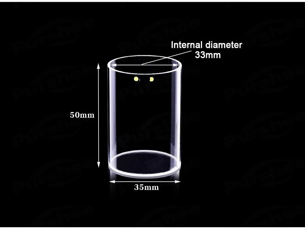 40 ml Quarz-Reflexionsküvettenzelle φ35 mm for UV-sichtbare Spektrophotometrie, 1 Stück