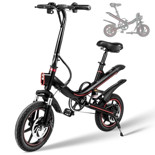 NOVANGUA Bicicleta Eléctrica Portátil para Adultos,...